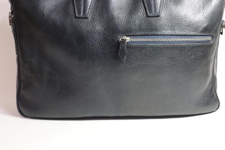 226 極上 万双 シモーネ BOX ダブル天ファスナー ネイビー