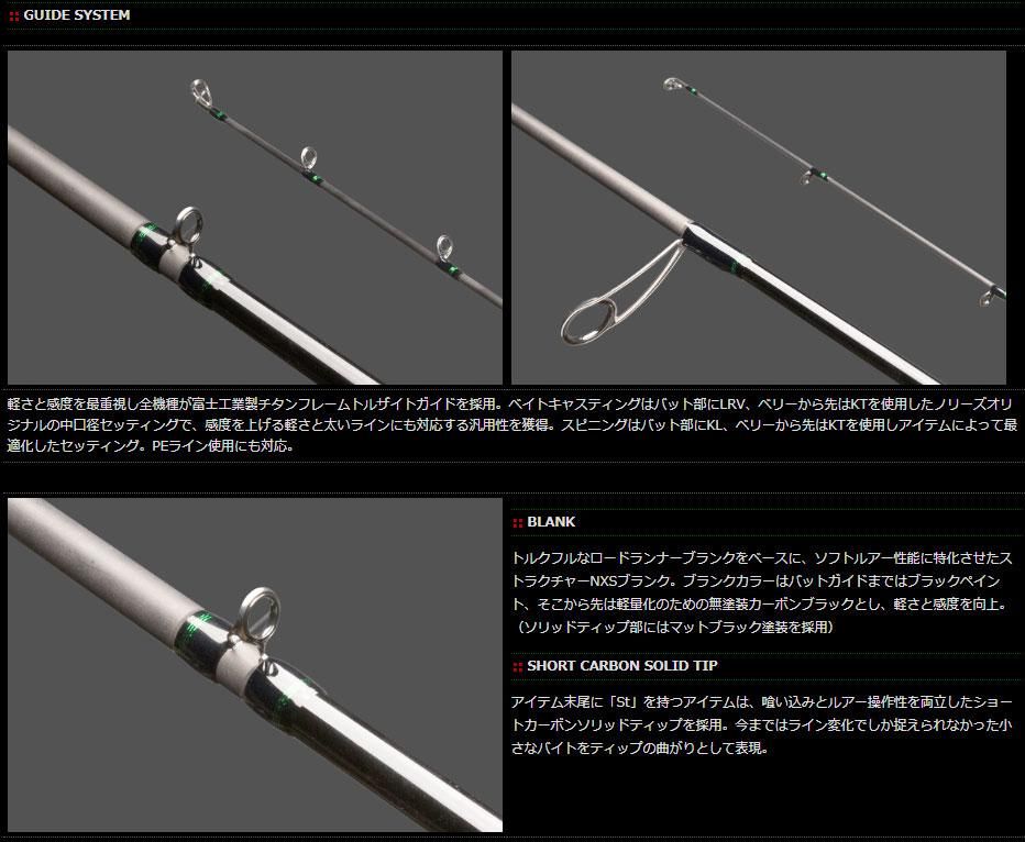 ノリーズ/ロードランナー ストラクチャー NXS [STN680MH] - HONEYSPOT