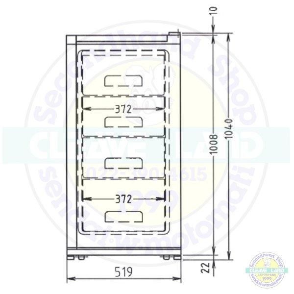 三ツ星貿易 冷凍ストッカー 114L MA-6114 アップライト型 前開きタイプ