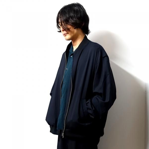 URU(ウル)/ZIP UP OVER BLOUSON/D.NAVY 通販 取り扱い-CONCRETE RIVER