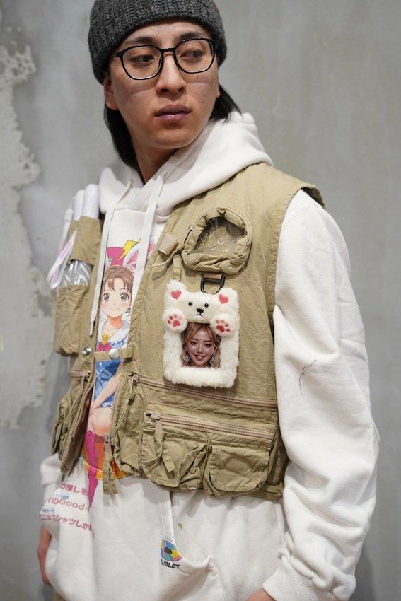 OSHI-KATSU” POCKET VEST - IDIOME | ONLINE SHOP 熊本のセレクトショップ