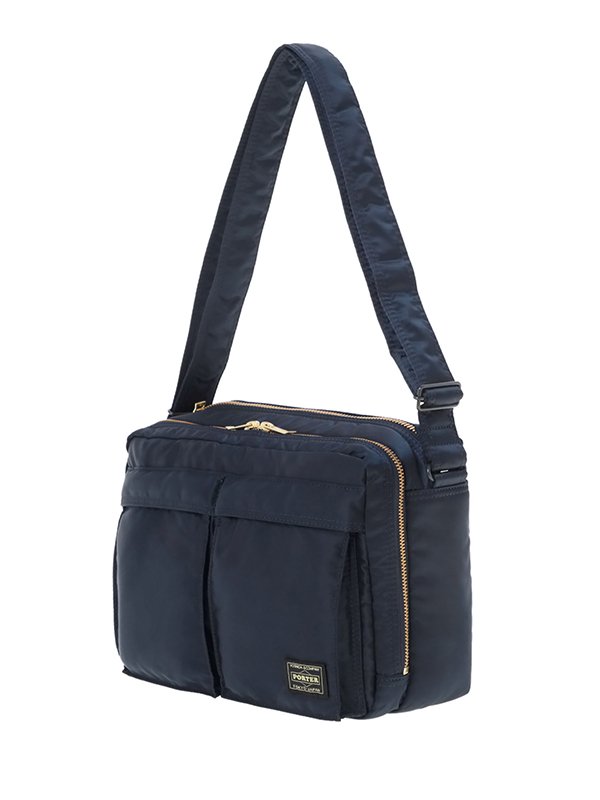 TANKER SLING BAG W zip(L)-タンカースリングバッグダブルジップ(L