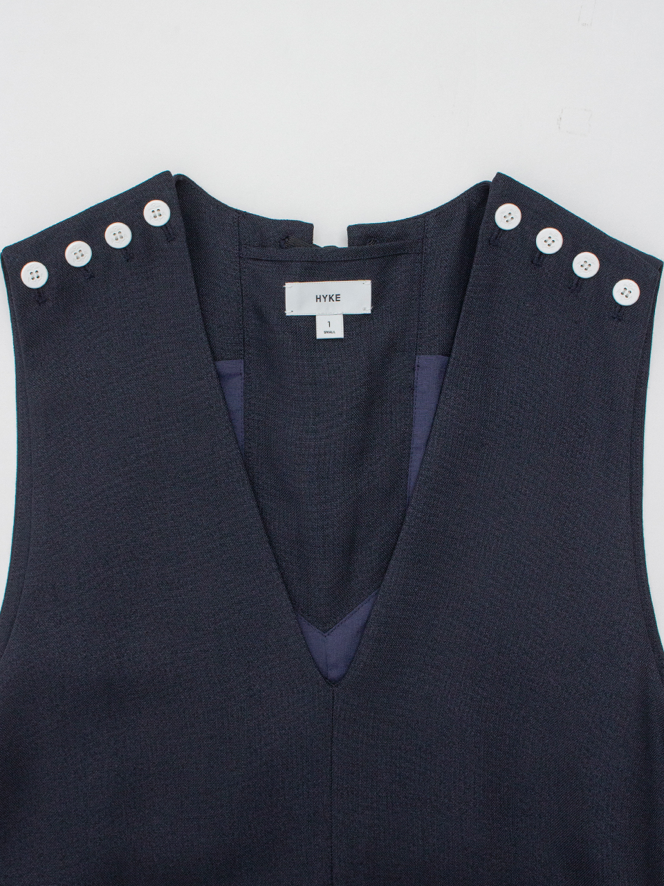 SAILOR V-NECK JUMPSUIT-セーラーブイネックジャンプスーツ-HYKE