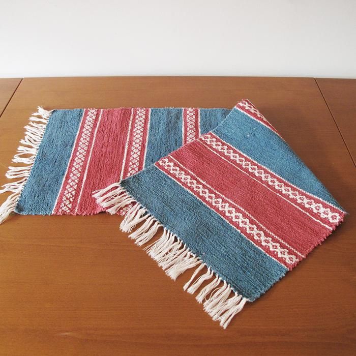 TRASMATTOR/ トラースマッタ フィンランドの裂き織りマット/ 33.5×86