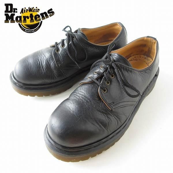英国製 Dr.Martens ドクターマーチン 4ホール プレーントゥ 黒