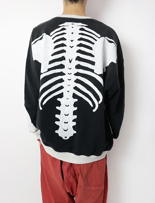 KAPITAL - 裏毛 2TONE BIGスウェット（BONE pt） - BLUE NEON