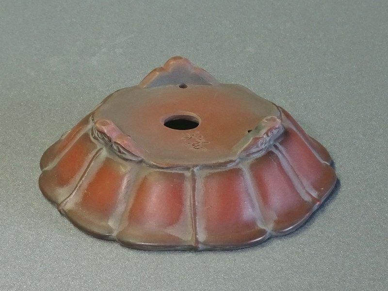 B556美芸5号外縁雲足輪花式鉢 - 盆栽鉢と常滑焼の店 MARUTATU【まるたつ】