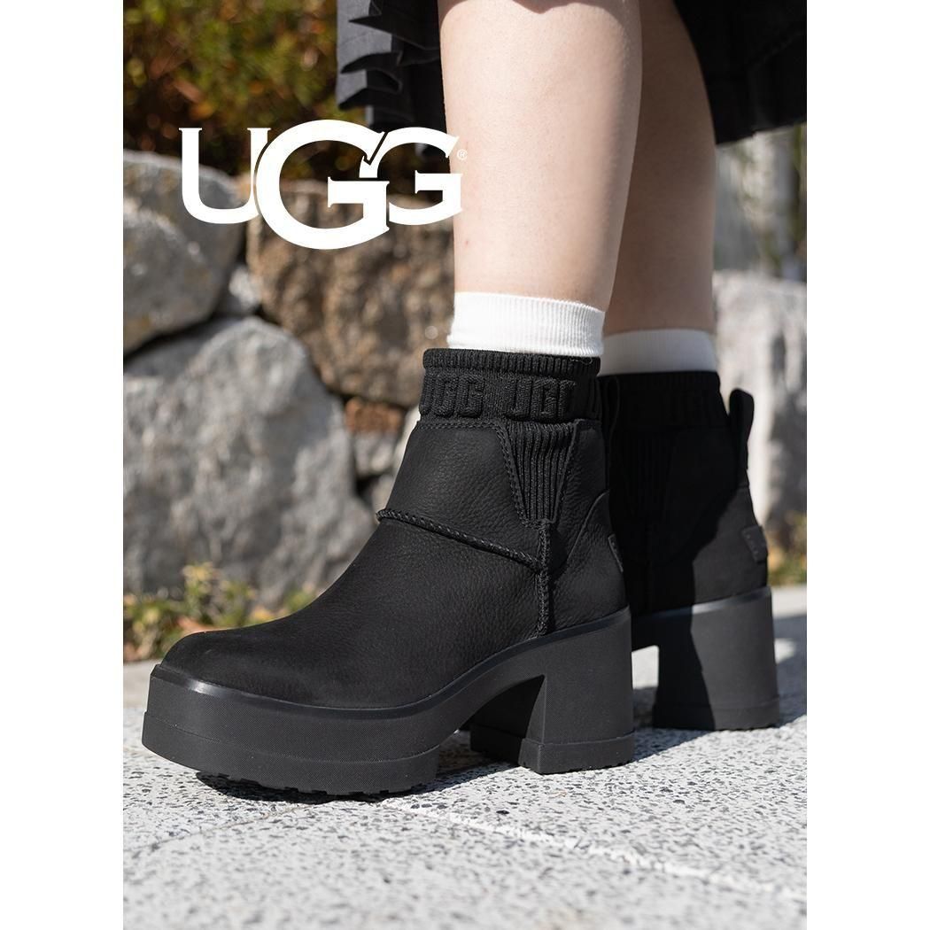 UGG W MOXY CHELSEA BLACK アグ モクシー チェルシー ブーツ ブーツ