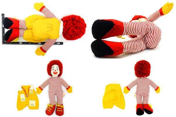 McDonald's/マクドナルド 「RONALD/(ロ)ドナルド・Plush Doll