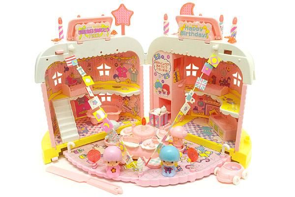 LittleTwinStars キキララのお誕生日おめでとうハウス 1976年 【付属品