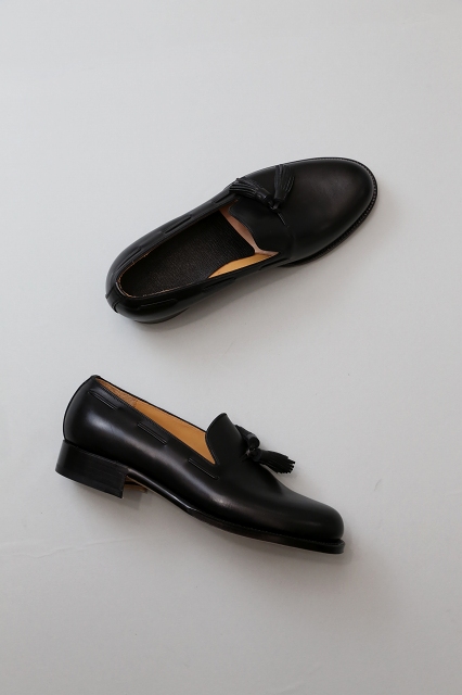 forme (フォルメ)｜Tassel loafer Plain toe（Mens）- Calf Black