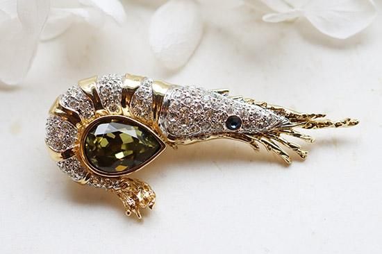 海老のブローチ - 海福雑貨通販部