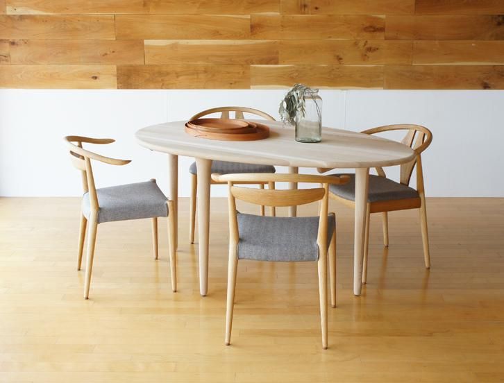 WOC-132チェア（White Wood ）｜日進木工（nissin）