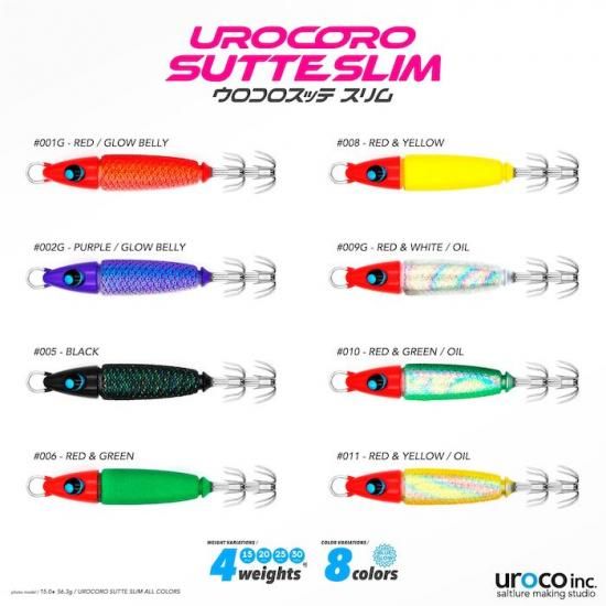 uroco】ウロコロスッテ・スリム25号 イカメタル パーフェクション