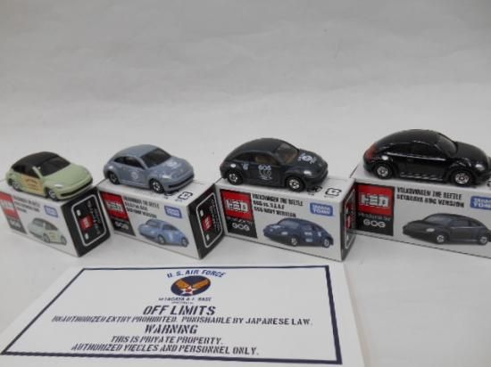 特注トミカ 世田谷ベース フォルクスワーゲンNewビートル4台アソート