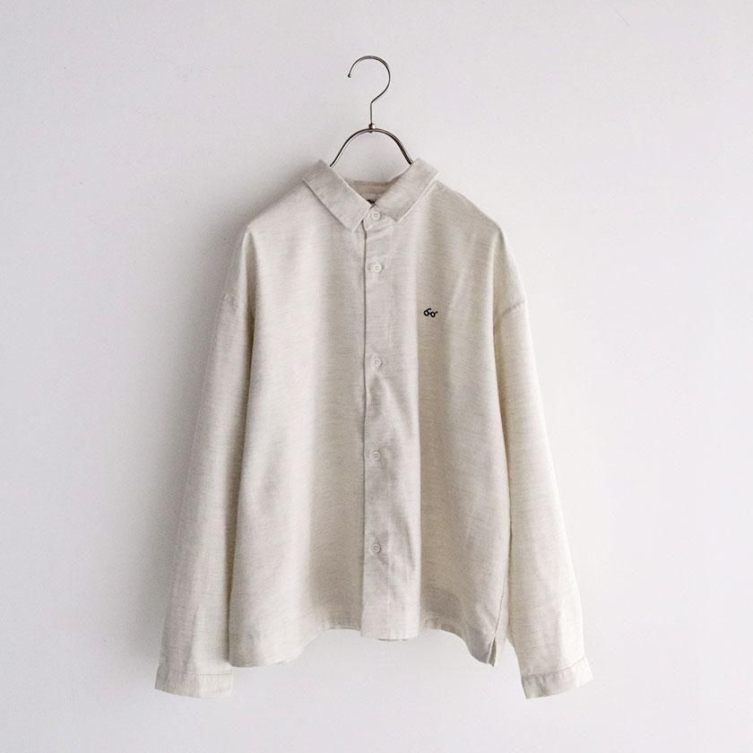 grin コットンネル メガネ刺繍シャツ の通販。- AIDA ONLINE STORE