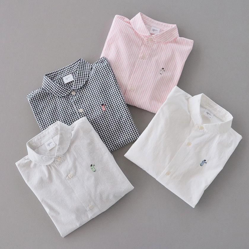 grin ブロード 小鳥刺繍シャツ の通販。- AIDA ONLINE STORE 毎日を