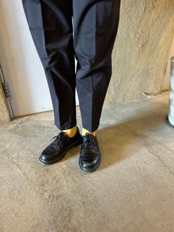 MOUN TEN. Re-nylon gaba 1tuck pants