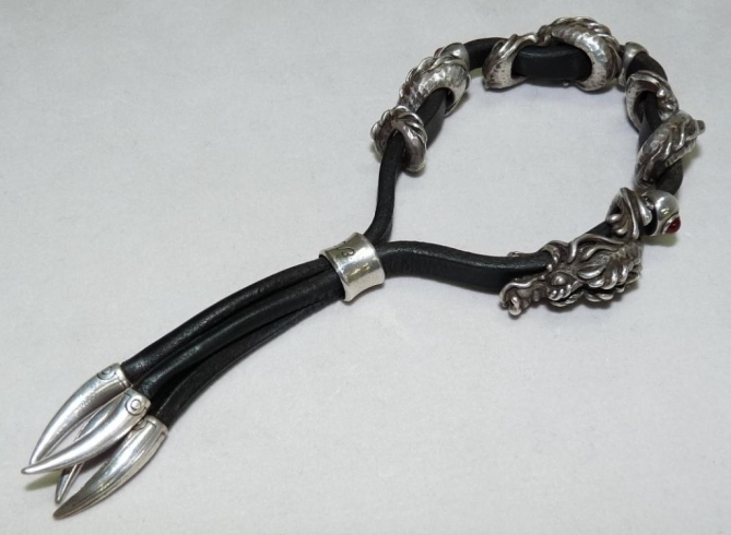 hyde着用品 BULL BLOODブルブラッドブルブラッドドラゴンブレスレット