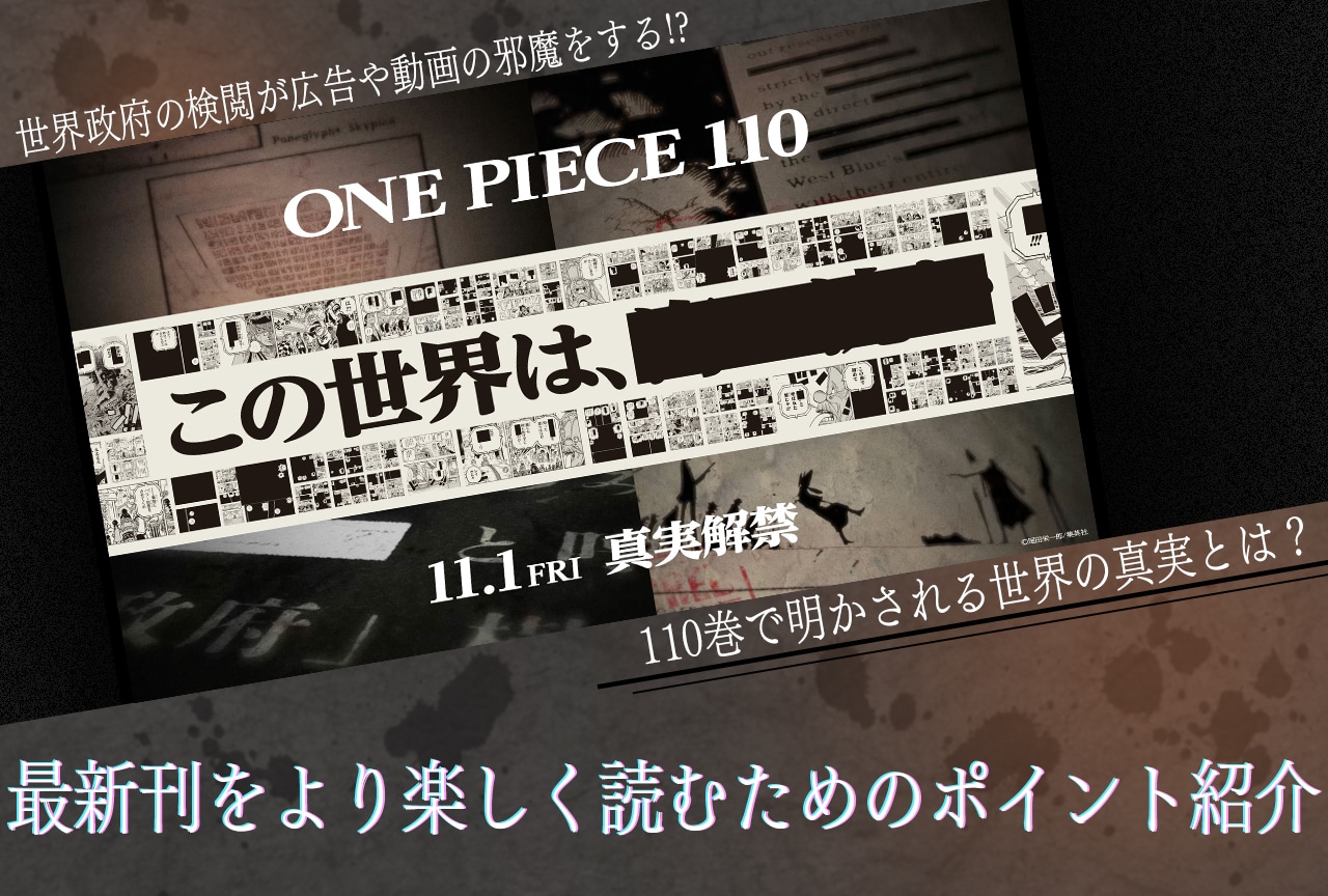 ONE PIECE』110巻をより楽しく読むためのポイント紹介 | アニメイト
