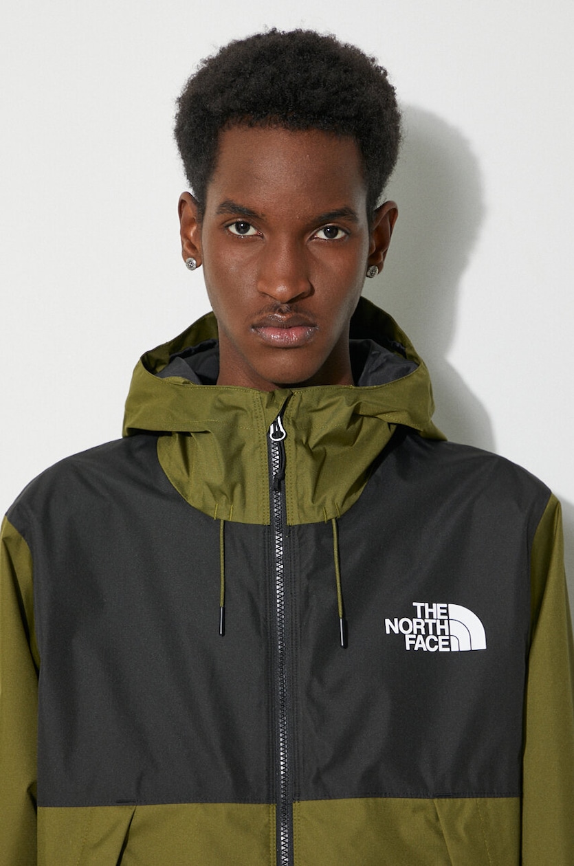 The North Face jacket M Mountain Q Jacket men's green color