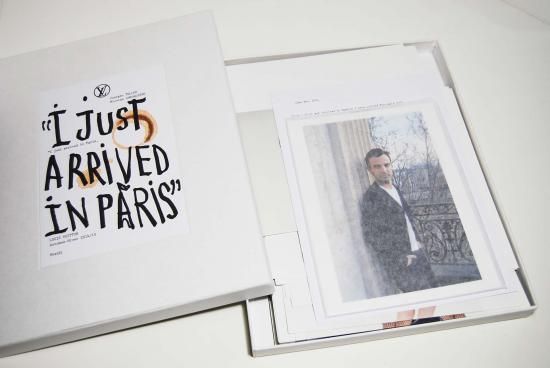 I JUST ARRIVED IN PARIS Juergen Teller Nicolas Ghesquiere LOUIS