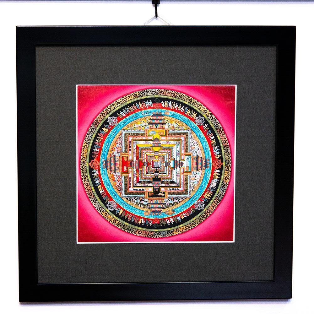 ネパール仏画 カーラチャクラ曼荼羅（マンダラ）Type.4｜旅する雑貨屋