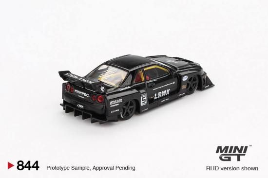 MINI GT 1/64 Nissan LB-ER34 Super Silhouette Skyline Black