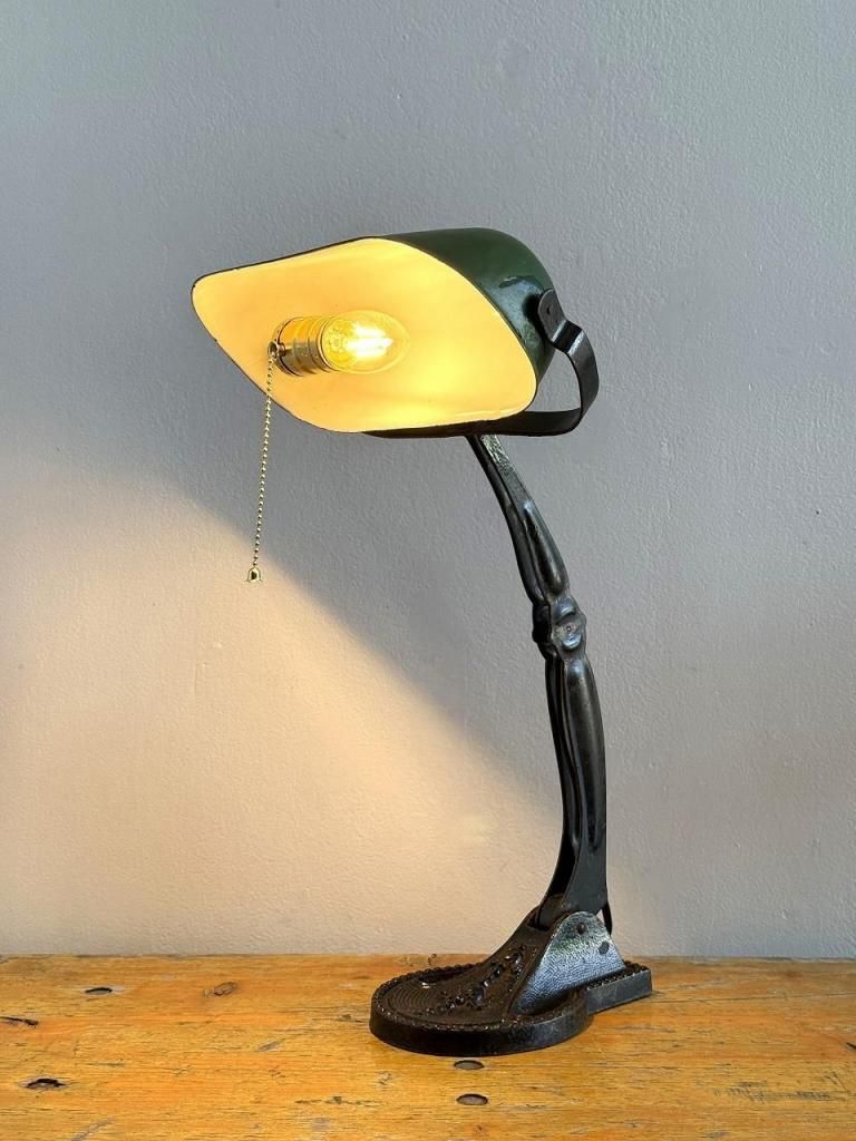 1920-40's ヴィンテージ バンカーズランプ - アンティーク、ビンテージ