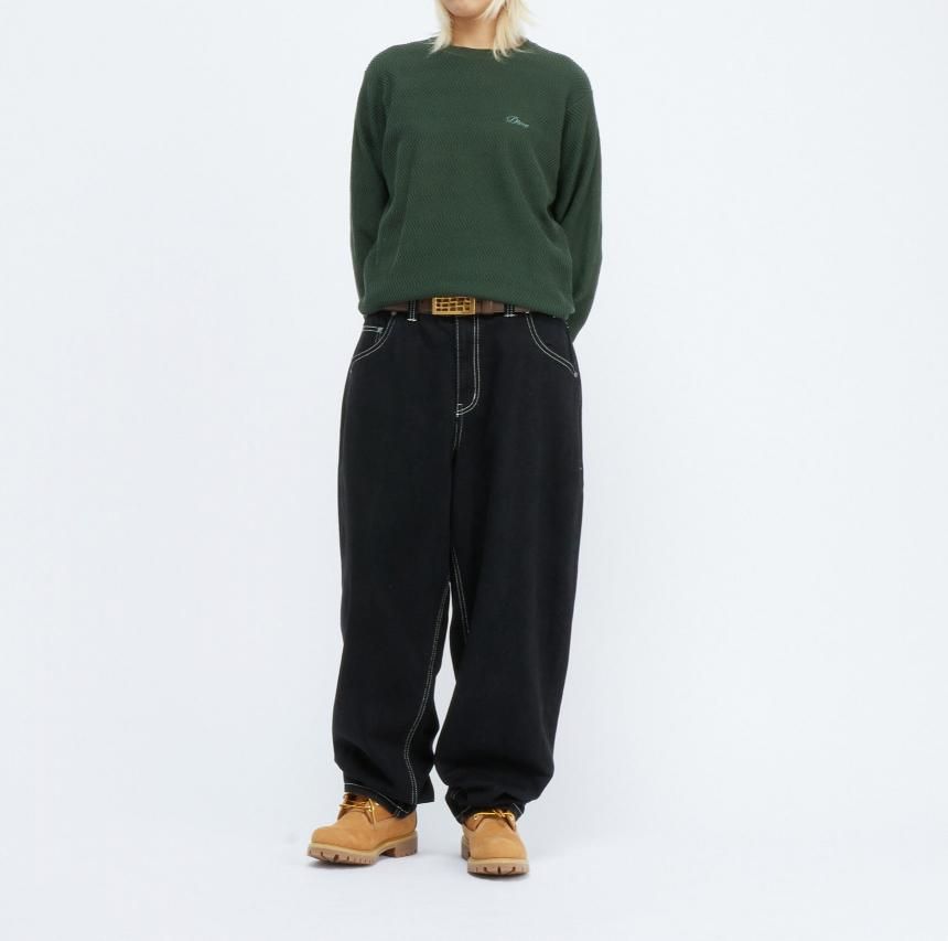 Dime Classic Baggy Denim Pants / Black (ダイム デニムパンツ