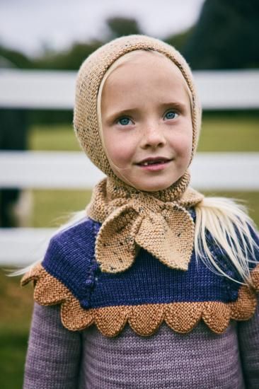 50%Off!! Misha and Puff◇ Sledding Hood◇ Camel Confetti - MaRiet