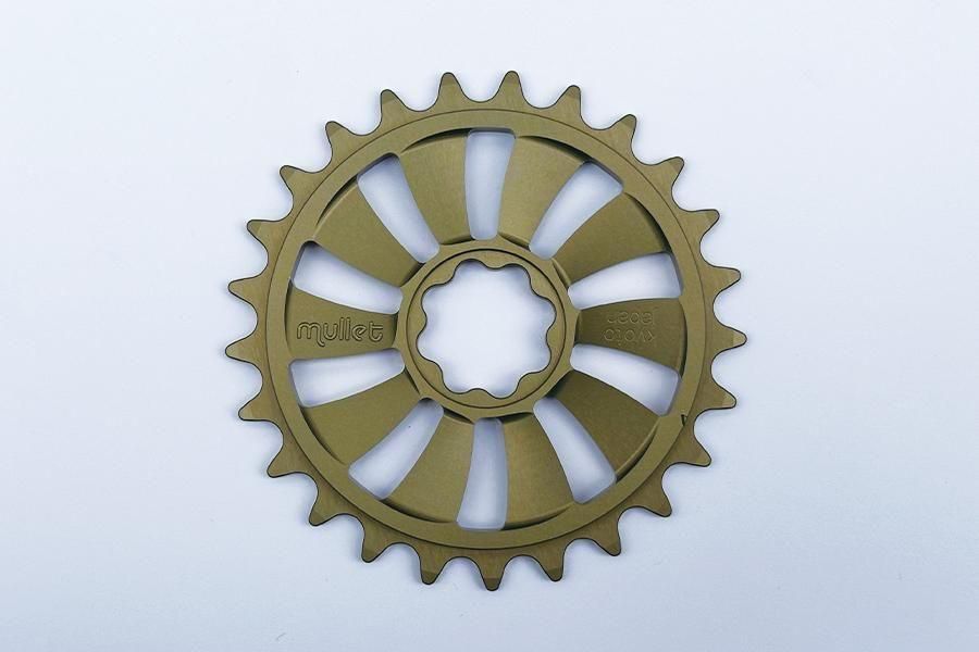 MULLET PRODUCTS - TURBINE SPROCKET - HARD ANODIZED - W-BASE | BMX