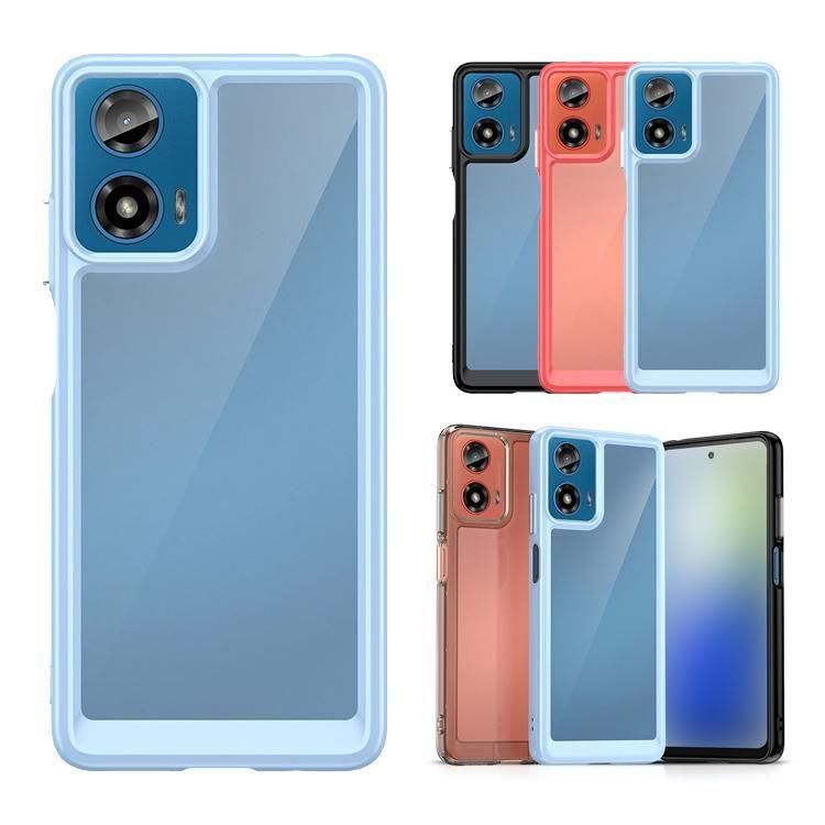 Moto G24 ケース クリア 耐衝撃 カバーTPU 透明 ソフトケース Motorola