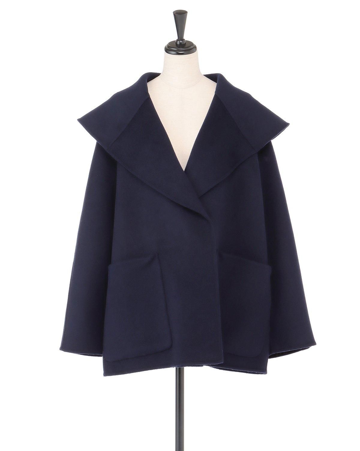 即納＋受注】ウールダブルフェイスショールカラーボリュームFOX