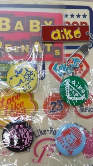 aiko 初期グッズセット LOVE LIKE POP ツアー LLP 2ステッカー、缶