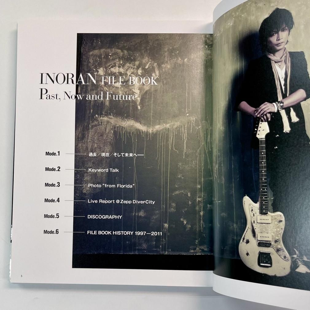 INORAN 直筆サイン入り・限定写真集 INORAN FiLE BOOK 生写真3枚+