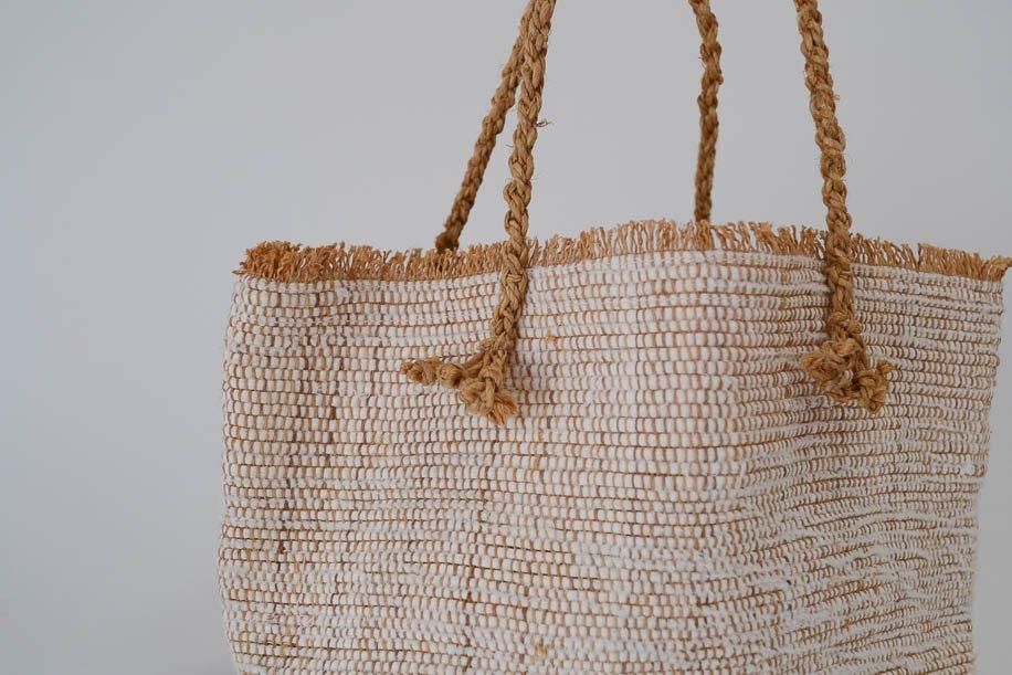 F/style シナの裂き織りバッグ - Kit ONLINE