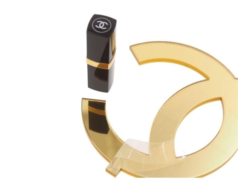 シャネル 店舗ディスプレイ オブジェ 置物 ゴールド ココマーク 台座