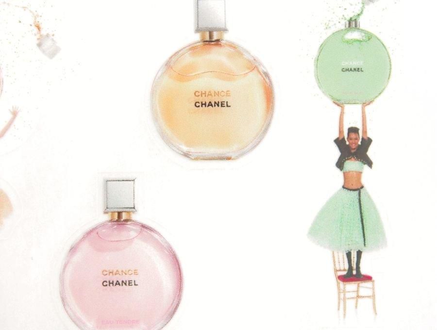 シャネル ノベルティ ステッカー CHANCE シール 香水 チャンス CHANEL
