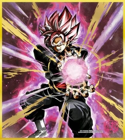 No.03 超サイヤ人ロゼ ゴクウブラック】 ドラゴンボール 色紙ART