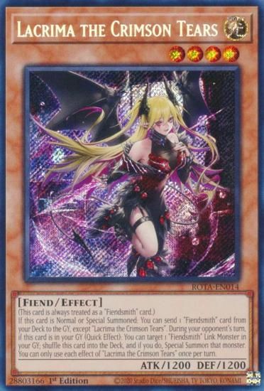 遊戯王 ROTA-EN014 紅涙の魔ラクリモーサ (英語版 1st Edition