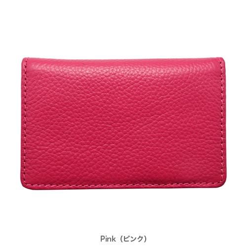 名刺ケース カードケース 名刺入れ レディース 本革 ペブルグレイン