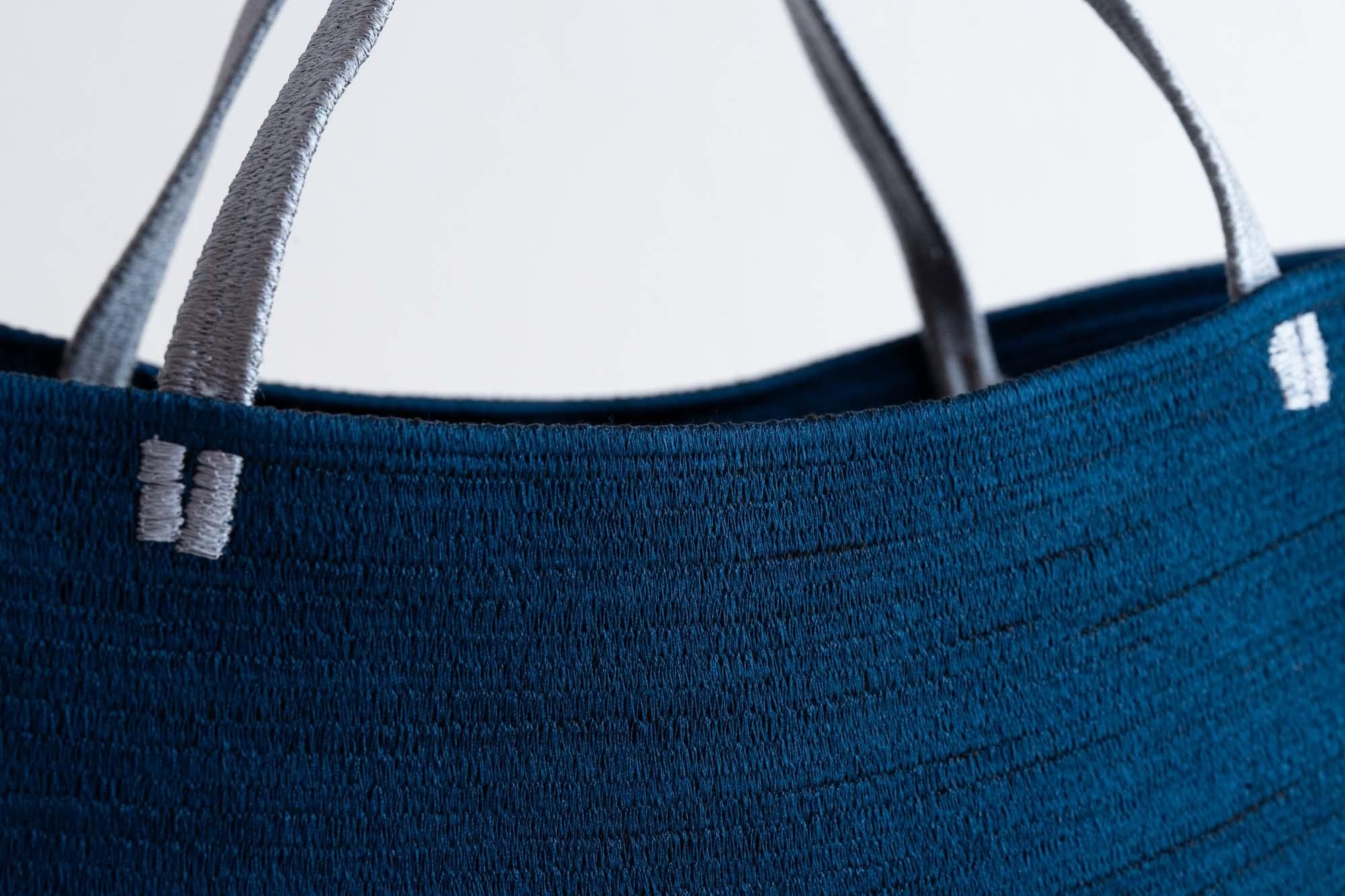 グレーハンドバッグ｜yoshinoyashimachi｜紡ぎ舎（つむぎや）