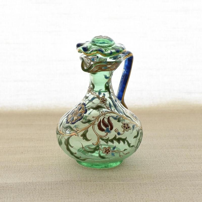 エミール・ガレ 花文蓋付瓶 / WESTWOOD ANTIQUES