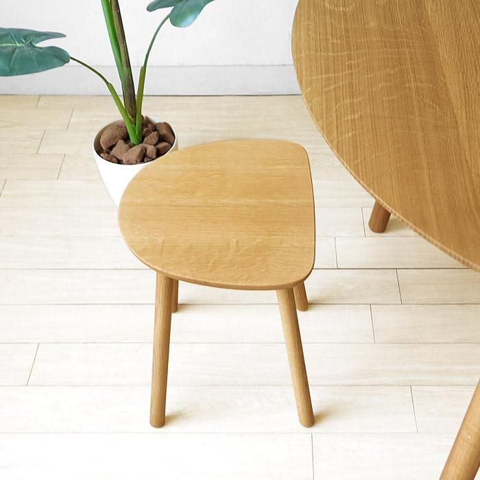 飛騨産業/TF601 スツール サイドテーブル 受注生産商品 ホワイトオーク