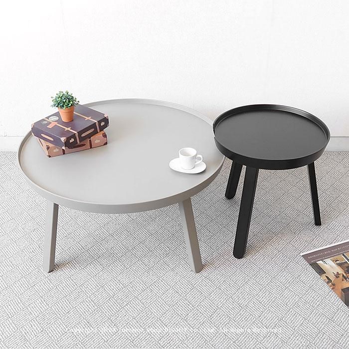 パウモナ Pamouna リビングテーブル TU サイドテーブル 鏡面仕上げ円