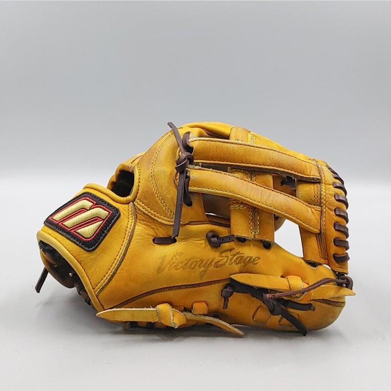 全紐交換済み (高校野球対応)】 ミズノ 硬式グローブ / 内野手用