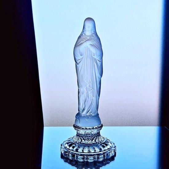 オールドバカラ 美しい聖母マリアの置物【19世紀前半】フィギュリン