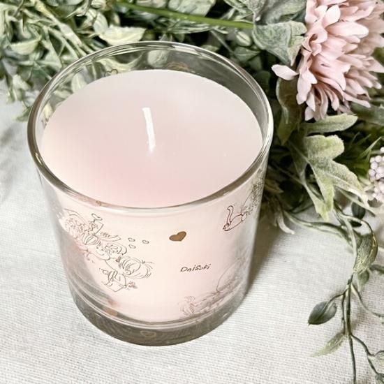 水森亜土 アロマキャンドル リラックスジャスミンの香り あどちゃん