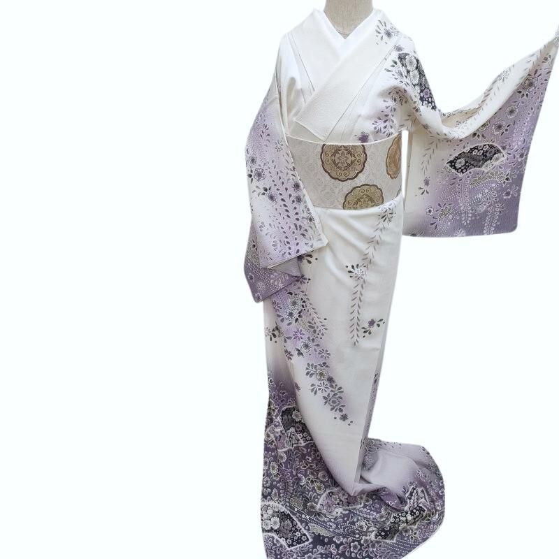 訪問着 辻が花染め 新品 総柄訪問着 フォーマル 式事 パーティー 御